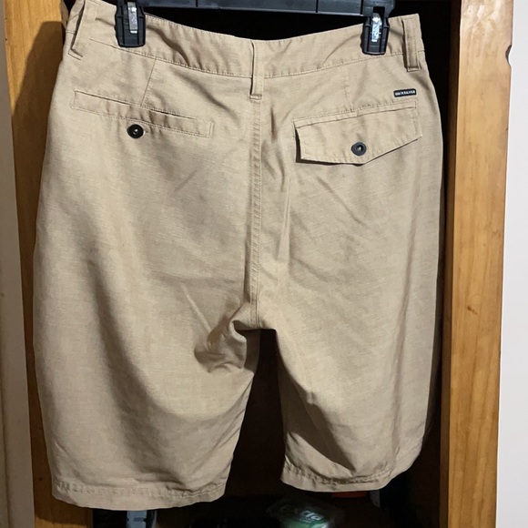 Quick silver khaki colored board shorts - Picture 2 of 3